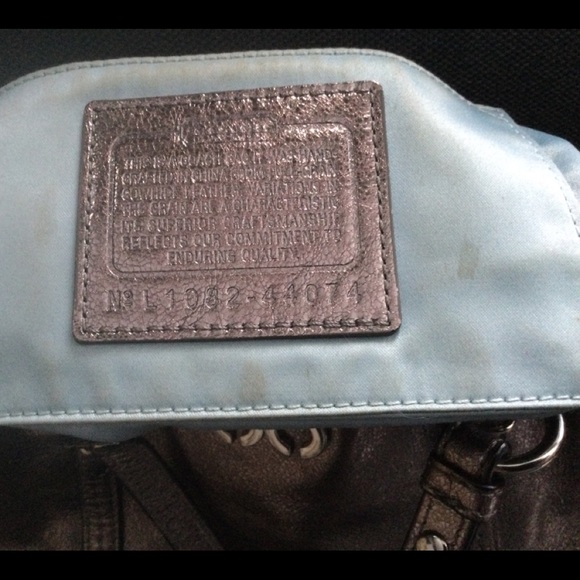 Coach Metallic Satchel. Beautiful Bronze Color. - Picture 2 of 8